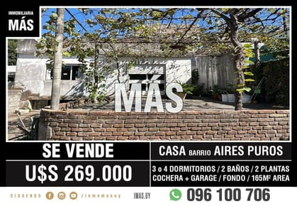 Casa Venta Cochera Prado Montevideo iMas.uy R