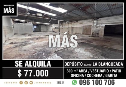 Depósito Alquiler Tres Cruces Montevideo iMas.uy R