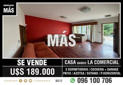 Casa Venta Cochera Jacinto Vera Montevideo iMas.uy R