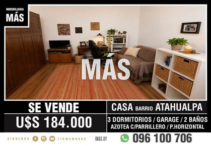 Casa Venta Garage Reducto Montevideo iMas.uy R