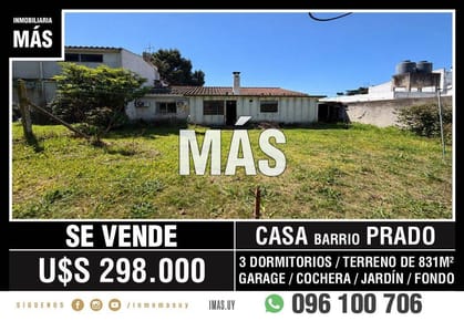 Casa Venta Cochera Atahualpa Montevideo iMas.uy R