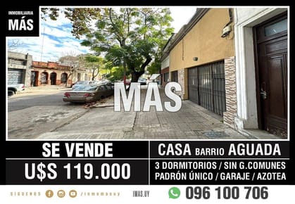 Casa Venta La Comercial Montevideo iMas.uy R