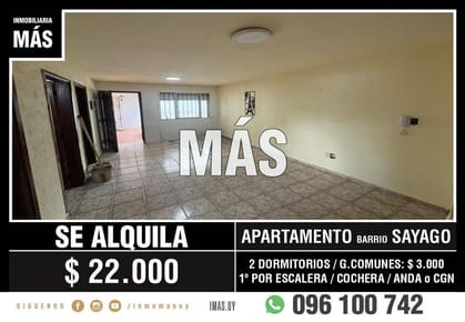 Apartamento Alquiler Peñarol Montevideo iMas.uy LM
