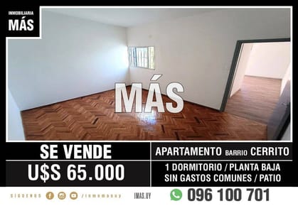 Apartamento Venta Con Renta Cerrito Montevideo iMas.uy L *