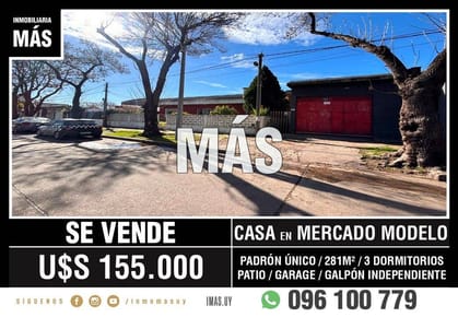 Casa + Galpón Venta Villa Española Montevideo iMas.uy MC
