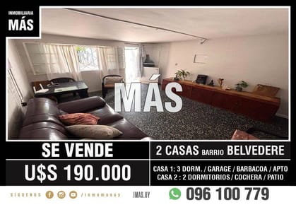 2 Casas + Apto Venta Prado Montevideo iMas.uy MC