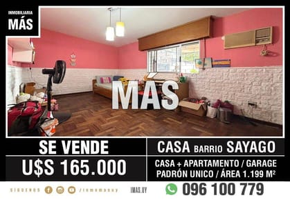 Casa Venta Padrón Único Peñarol Montevideo iMas.uy MC