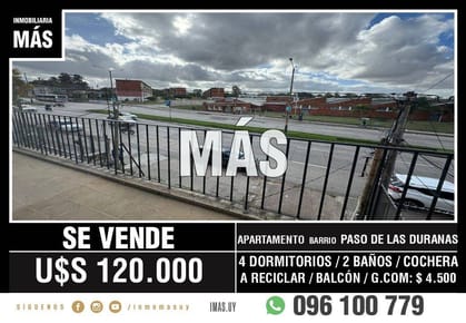 Apartamento Venta Peñarol Montevideo iMas.uy MC