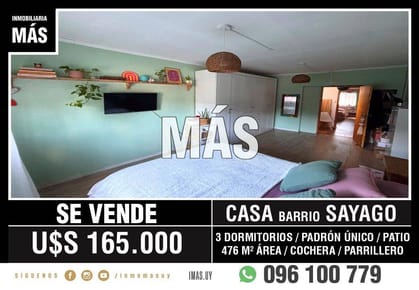 Casa Venta Padrón Único Peñarol Montevideo iMas.uy MC