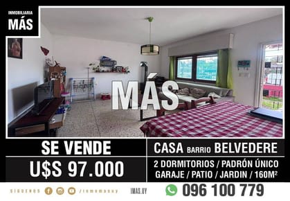 Casa Venta Garage Paso Molino Montevideo iMas.uy MC