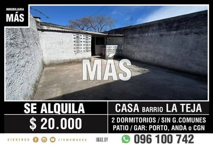 Casa Alquiler Belvedere Montevideo iMas.uy LM
