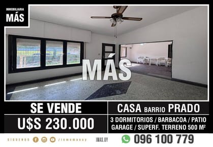 Casa Venta Garage Aires Puros Montevideo iMas.uy MC