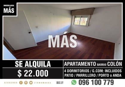 Apartamento Alquiler Lezica Montevideo iMas.uy MC