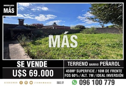 Terreno Venta Montevideo iMas.uy MC