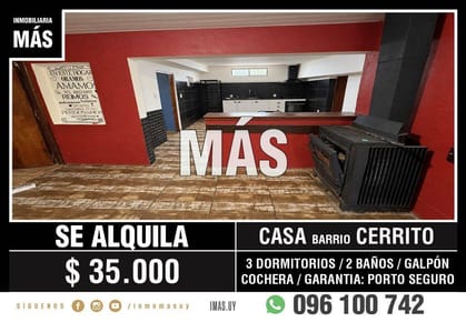 Casa Alquiler Cochera Pérez Castellanos Montevideo iMas.uy LM