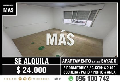 Apartamento Alquiler Paso de las Duranas Montevideo iMas.uy LM