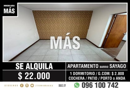 Apartamento Alquiler Paso de las Duranas Montevideo iMas.uy LM