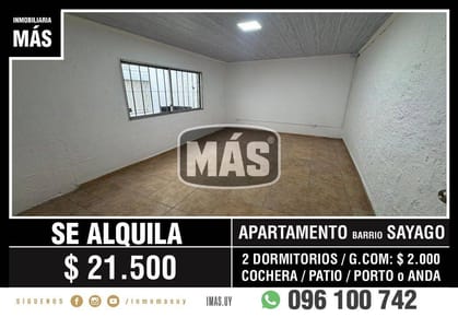 Apartamento Alquiler Paso de las Duranas Montevideo iMas.uy LM