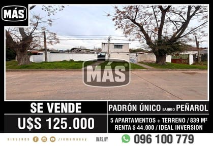 Casa Venta Peñarol Montevideo iMas.uy MC *