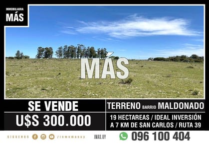 Venta Terreno Maldonado Maldonado iMas.uy FM *