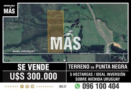Venta Terreno Punta Negra Maldonado iMas.uy FM *