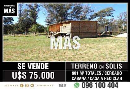 Terreno Venta Cabaña Solis Maldonado iMas.uy FM *