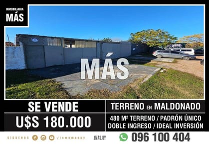 Terreno Venta Centro Maldonado iMas.uy FM *