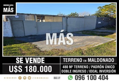 Terreno Venta Maldonado iMas.uy FM