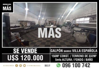 Galpón Venta Unión Montevideo iMas.uy - RC