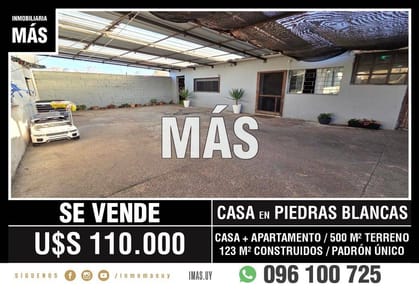 Casa + Apartamento Venta Cochera Montevideo iMas.uy LC