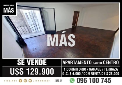 Venta Apartamento Barrio Sur Montevideo iMas.uy S