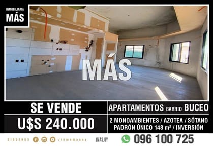 Local Comercial Venta 2 Monoambientes Buceo Montevideo iMas.uy LC *