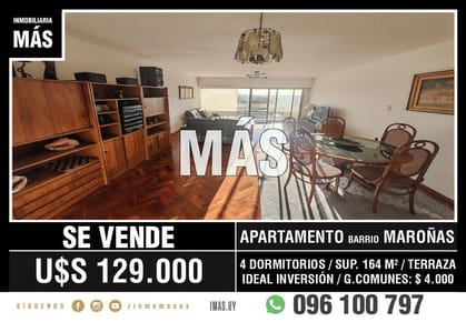 Apartamento Venta Flor de Maroñas Montevideo iMas.uy MA