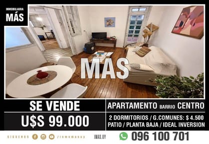 Venta Apartamento Aguada Montevideo iMas.uy L