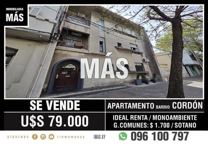 Apartamento Venta Tres Cruces Montevideo iMas.uy MA
