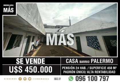 Padrón Único Venta Parque Rodó Montevideo iMas.uy MA