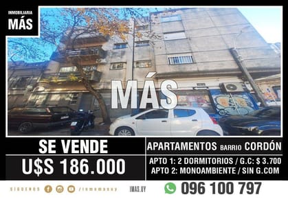 Apartamentos Venta Cordón Montevideo iMas.uy MA *