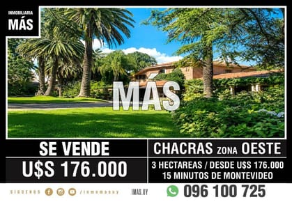Chacras Venta Playa La Colorada Montevideo iMas.uy LC *
