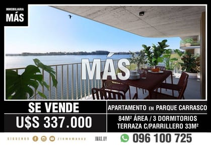 Venta Apartamento Rotunda al Lago Canelones LC