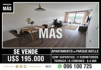 Apartamento Venta A Estrenar Parque Batlle Montevideo iMas.uy LC *