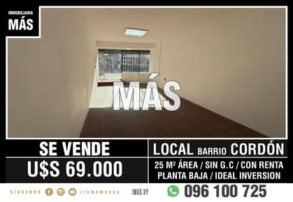 Local Comercial Venta Parque Rodó Montevideo iMas.uy LC