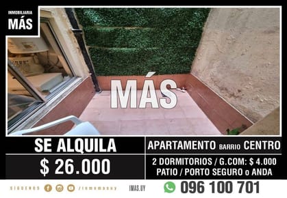 Alquiler Apartamento Cordón Montevideo iMas.uy L