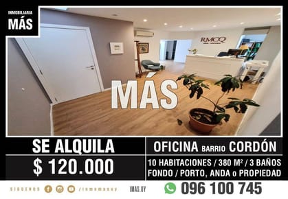Oficina Alquiler Cordón Montevideo iMas.uy S *