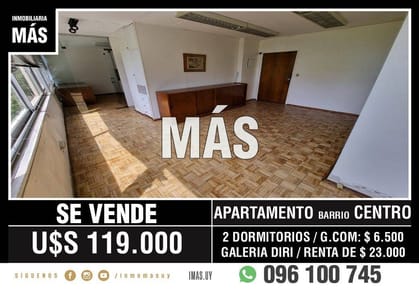 Apartamento Venta Con Renta Montevideo iMas.uy S