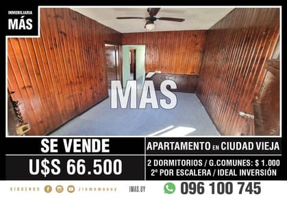 Apartamento Venta Ideal Inversión Montevideo iMas.uy S