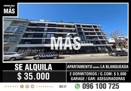 Apartamento Alquiler La Blanqueada Montevideo iMas.uy LC *
