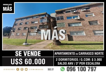 Apartamento Venta Carrasco Norte Montevideo iMas.uy MA *