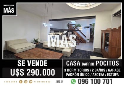 Casa Padrón Único Venta Garage Punta Carretas Montevideo iMas.uy L