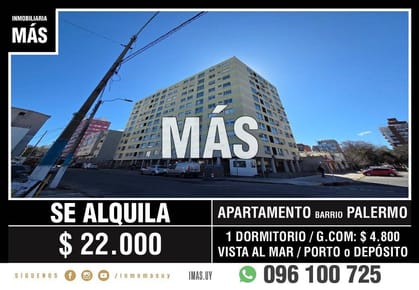 Apartamento Alquiler Palermo Montevideo iMas.uy LC *