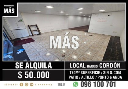 Local Comercial Alquiler Aguada Montevideo iMas.uy L